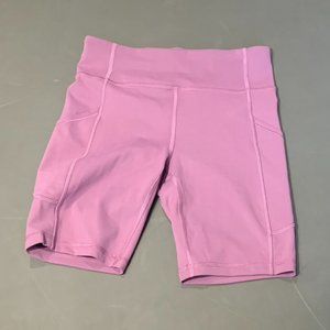 Lululemon Purple invogorate bike shorts size 6 NWOT